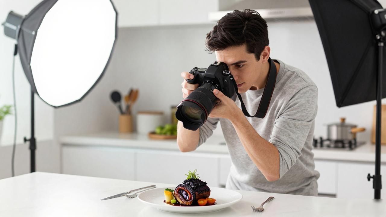 黑暗料理制作网红图怎么拍 餐饮博主合规吸睛配图实用技巧